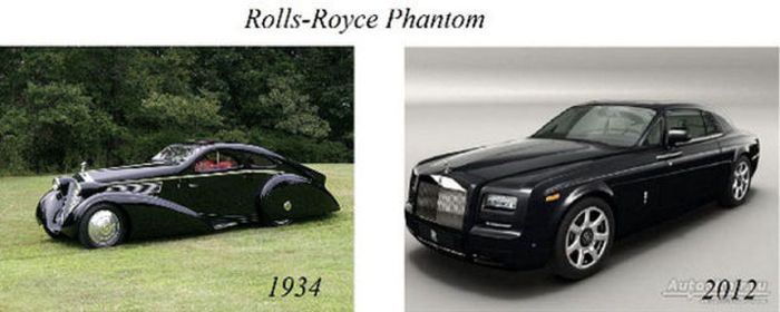 Car Models Back Then and Today (19 pics)