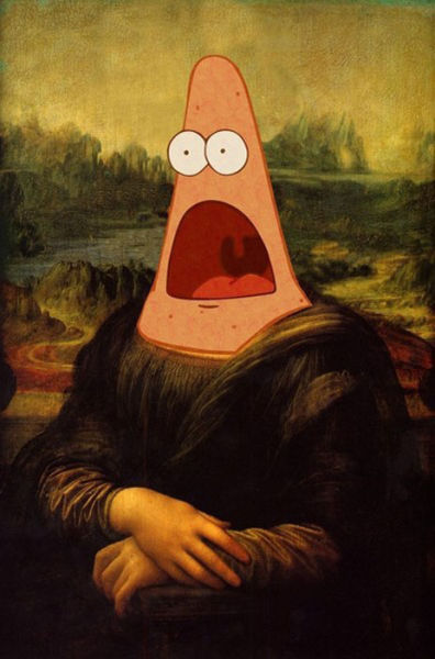 Patrick Star Meme Surprised Face