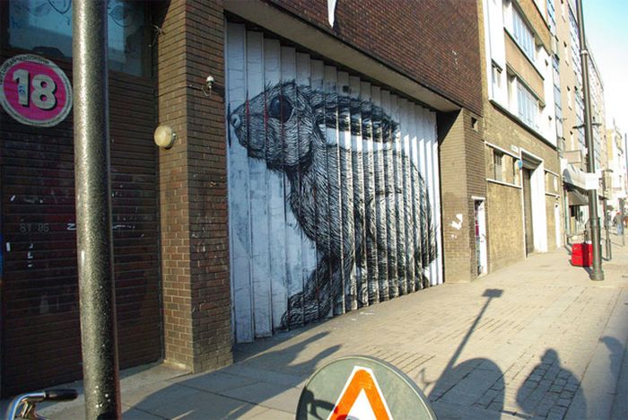 Awesome Street Art by Roa (8 pics)