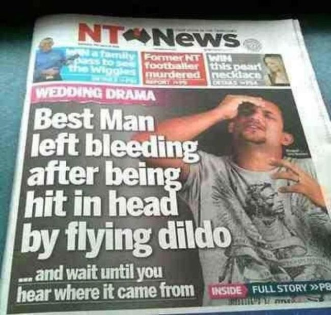 WTF Newspaper Headlines (21 pics)