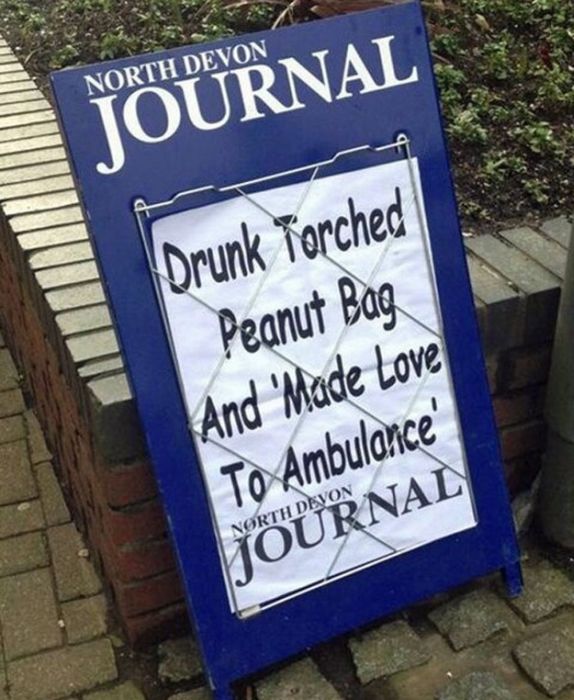 WTF Newspaper Headlines (21 pics)