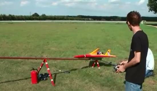 Amazing Radio Controlled Jet Plane