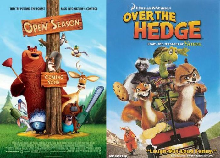 Almost Identical Movies That Were Released At the Same Time (29 pics)
