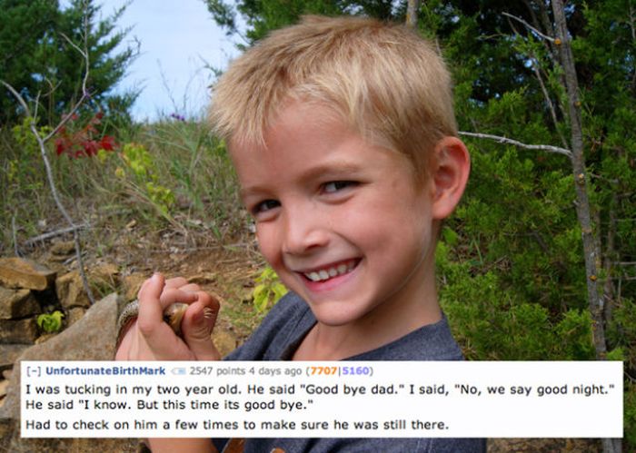 The Creepiest Things the Children Have Ever Said To the Parents (13 pics)