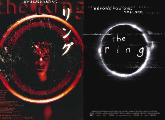 Original Horror Movie Posters vs. Their Remakes (35 pics)