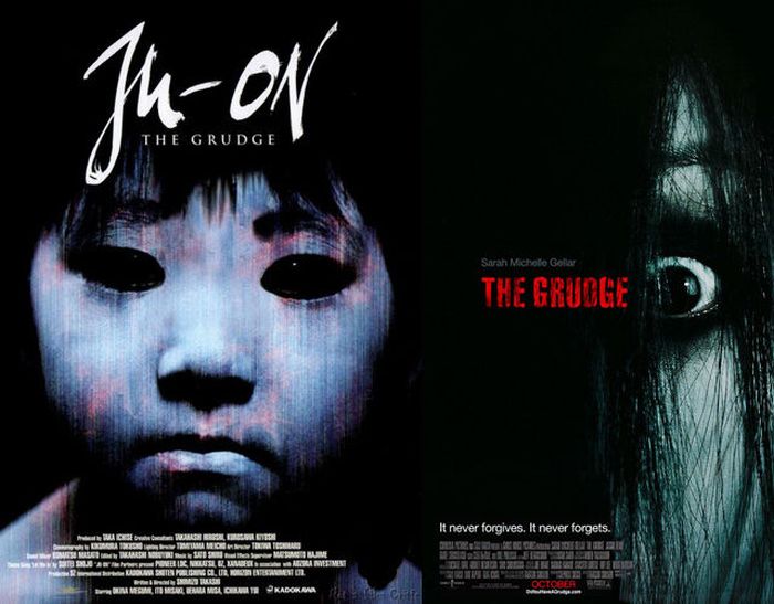 Original Horror Movie Posters vs. Their Remakes (35 pics)