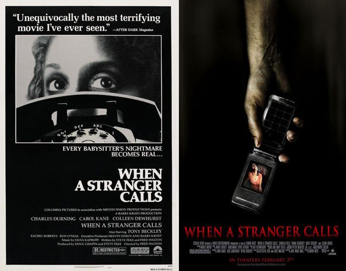 Original Horror Movie Posters vs. Their Remakes (35 pics)