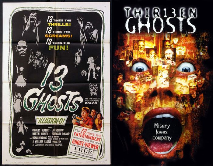 Original Horror Movie Posters vs. Their Remakes (35 pics)