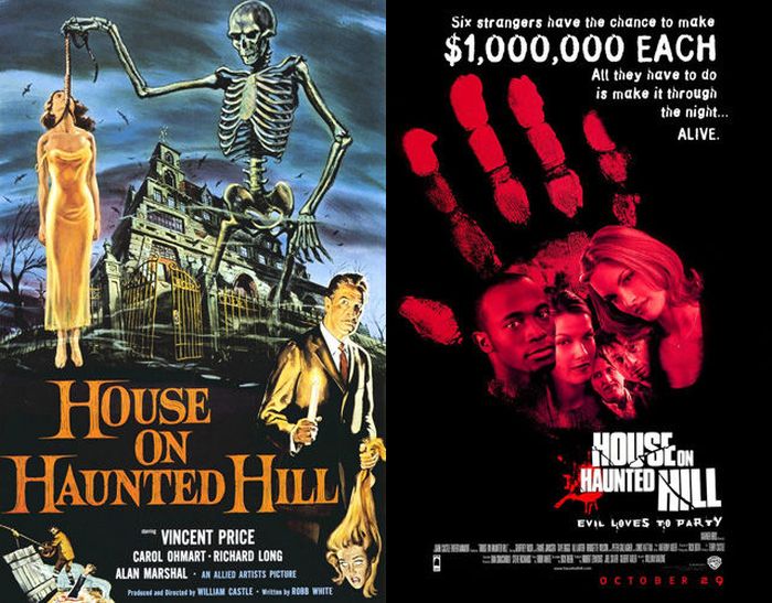 Original Horror Movie Posters vs. Their Remakes (35 pics)