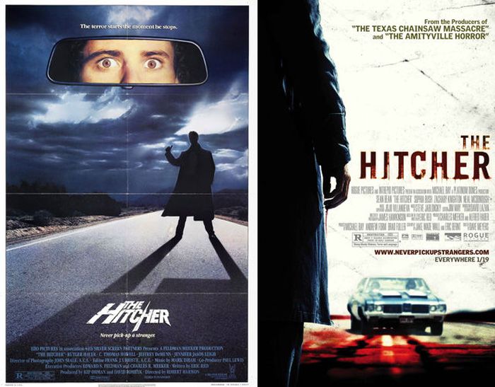 Original Horror Movie Posters vs. Their Remakes (35 pics)