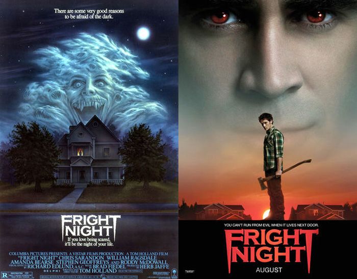 Original Horror Movie Posters vs. Their Remakes (35 pics)