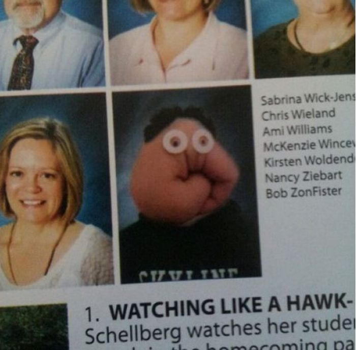 Awkward and Funny Yearbook Photos (97 pics)