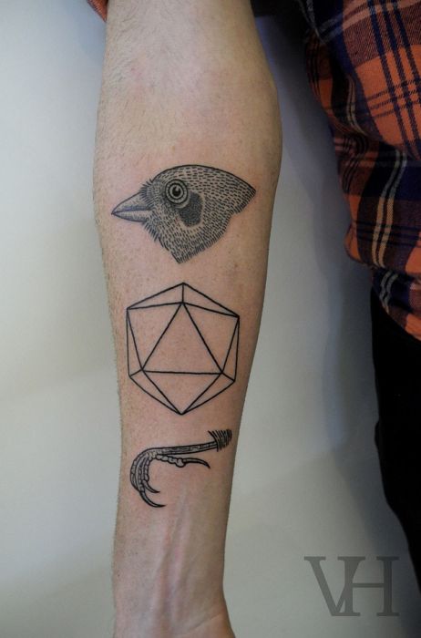 Geometric Tattoos (73 pics)