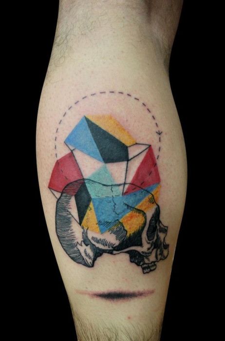 Geometric Tattoos (73 pics)