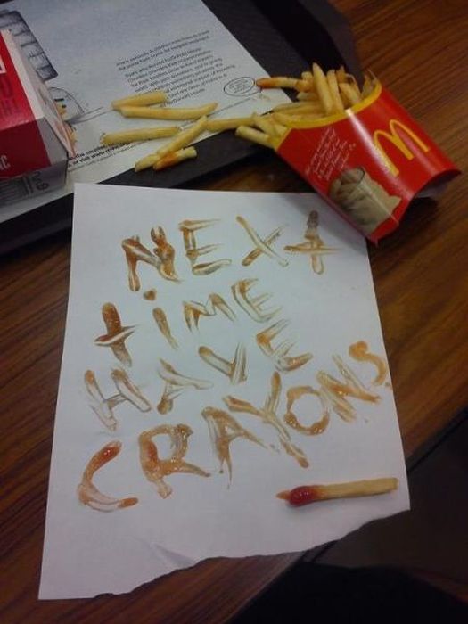 Seen at McDonald’s (47 pics)