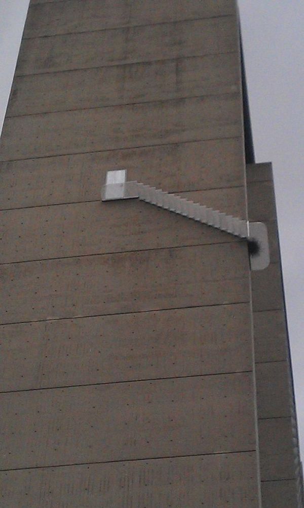 Staircase on a Swiss Skyscraper (5 pics)