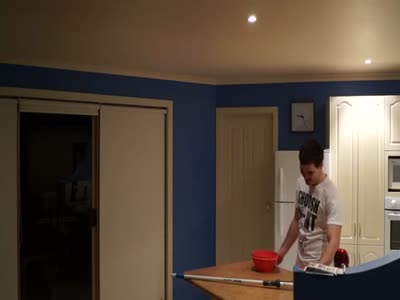 Prank With Water and Bowl Gone Wrong