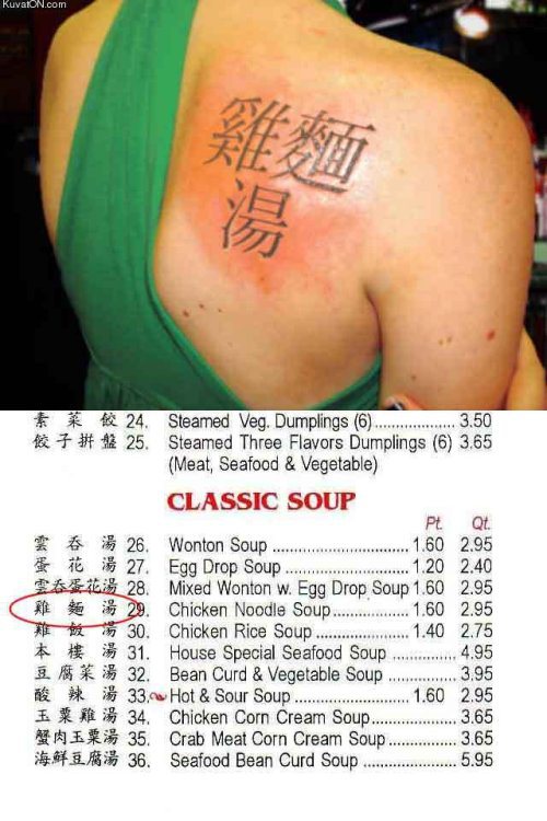 Bad Tattoos. Part 3 (40 pics)