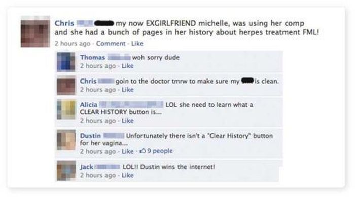 Facebook Fails and Wins. Part 4 (20 pics)