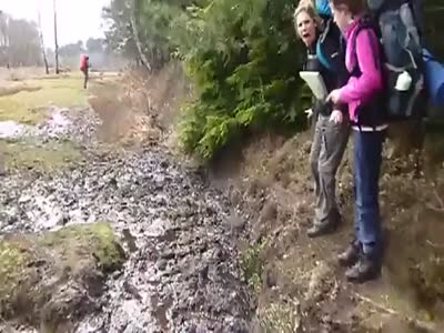 Jumping Over Mud Gone Totally Wrong