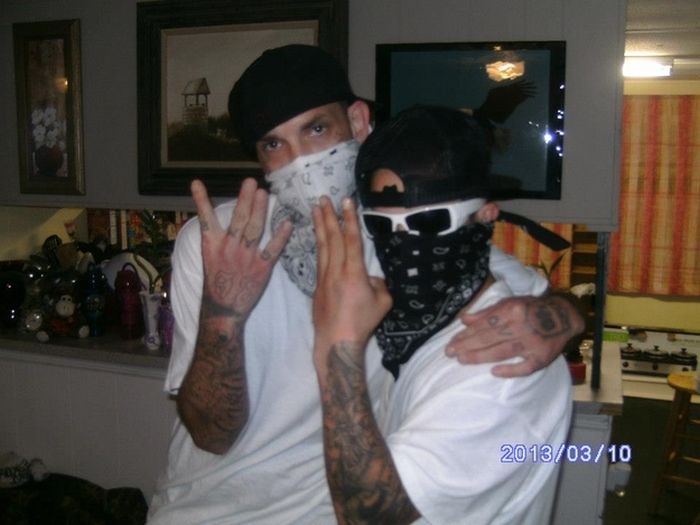 Crazy White Boys Gang Members Busted after Posts on Facebook (8 pics)