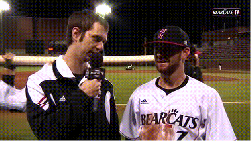 Bearcats Players Trolling the Reporter (6 gifs)