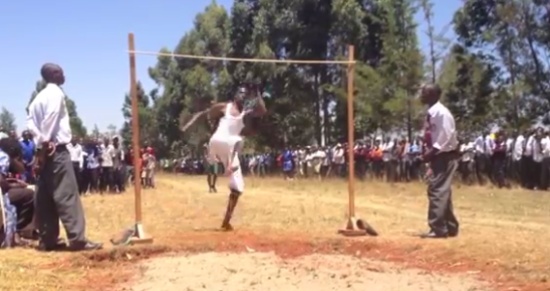 Amazing High School Jumpers in Kenya