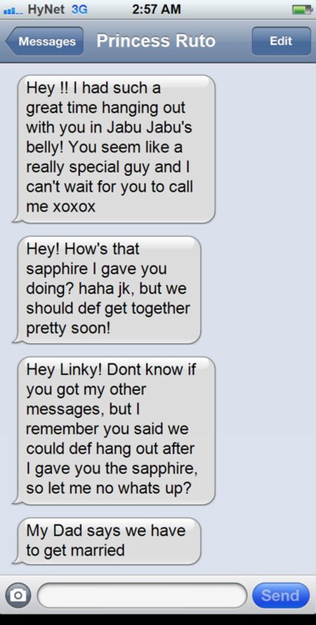 Texts From Zelda (10 pics)