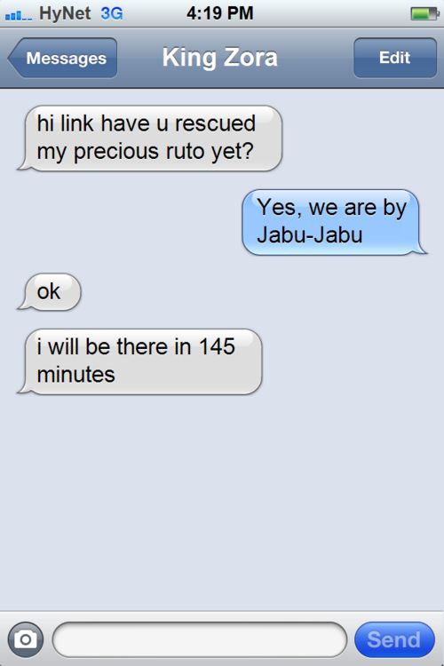 Texts From Zelda (10 pics)