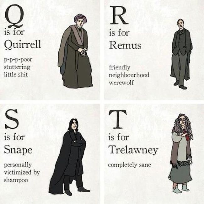 The Harry Potter Alphabet (7 pics)