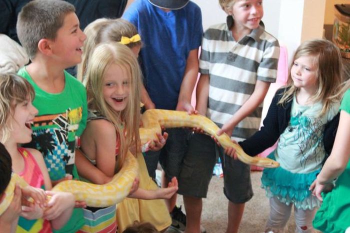 Reptiles at Children’s Party (26 pics)