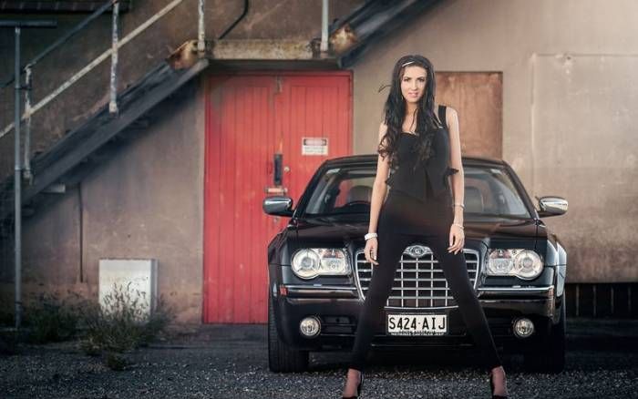 Girls and Cars. Part 6 (48 pics)