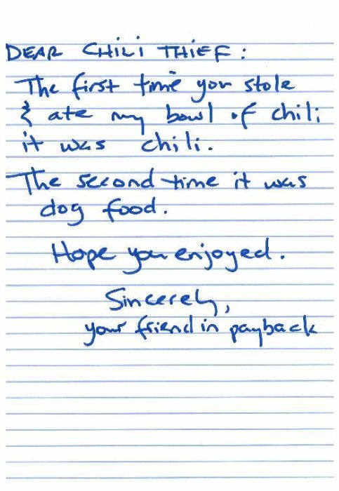 Angry Notes From Victims of Theft (21 pics)