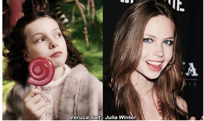 Charlie and the Chocolate Factory Then and Now (5 pics)