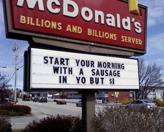 Dirty Fast Food Signs (17 pics)