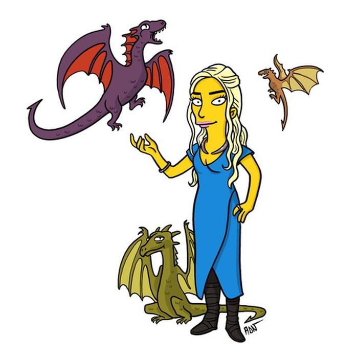 Simpsonized 'Game of Thrones' Characters (13 pics)