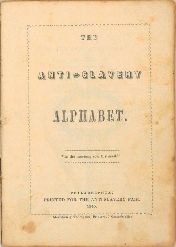 The Anti-Slavery Alphabet (15 pics)