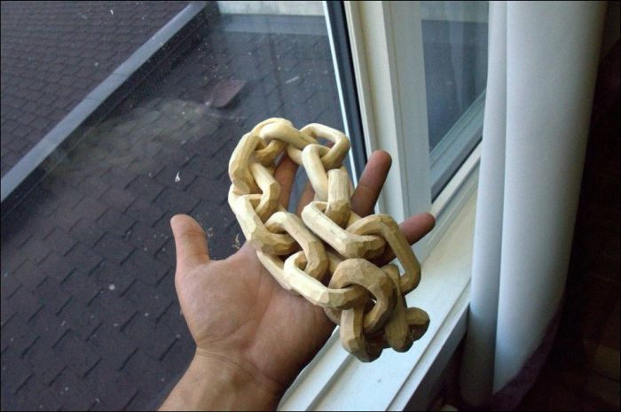 DIY Wooden Chain (13 pics)