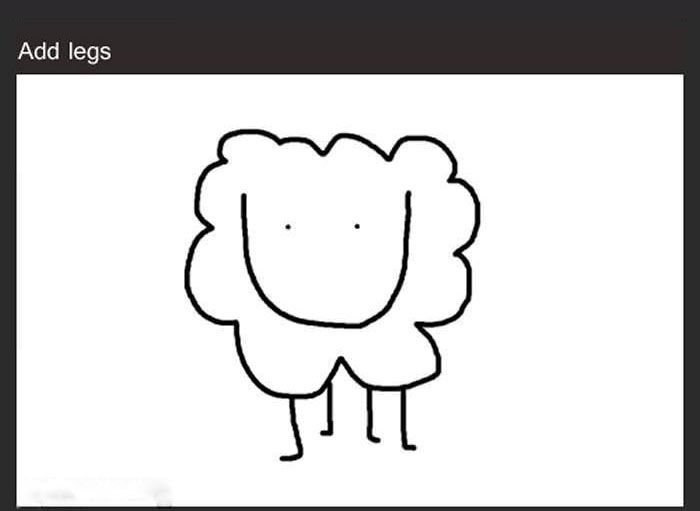How to Draw a Sheep (7 pics)