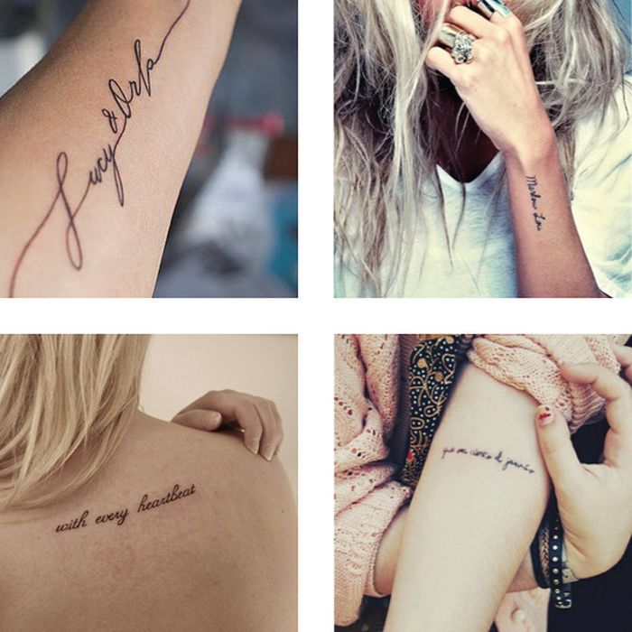 Typography Tattoos (67 pics)