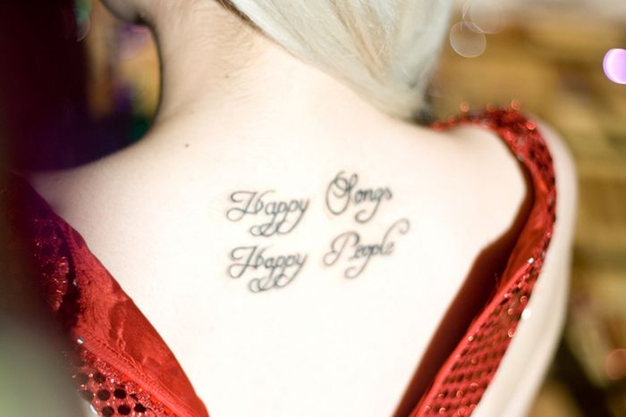 Typography Tattoos (67 pics)