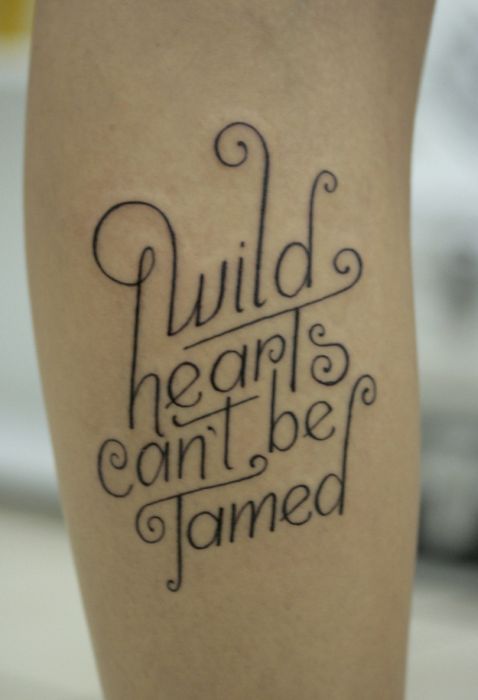 Typography Tattoos (67 pics)