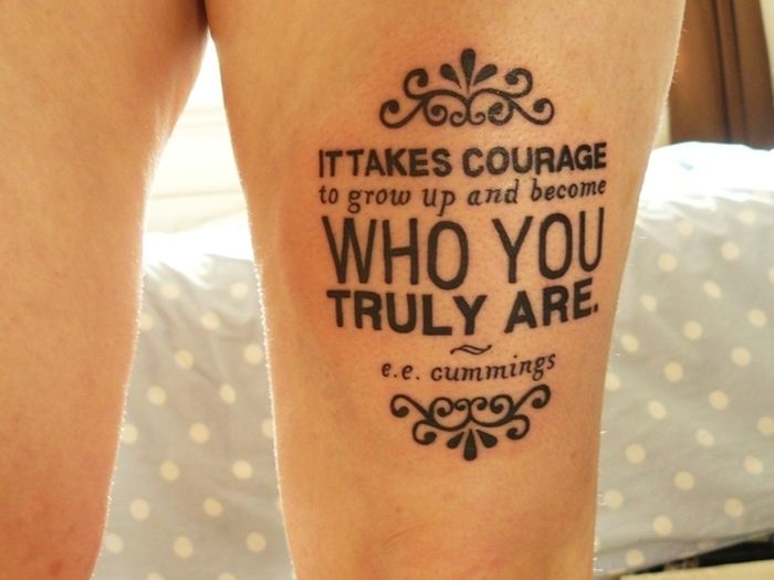 Typography Tattoos (67 pics)