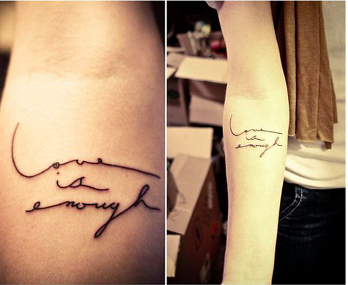 Typography Tattoos (67 pics)