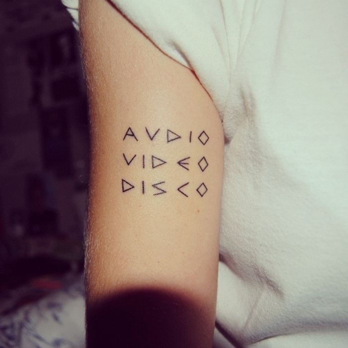 Typography Tattoos (67 pics)