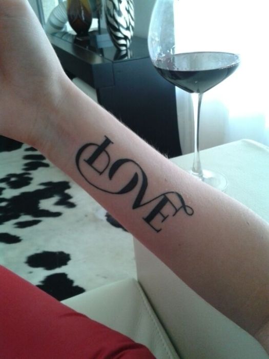 Typography Tattoos (67 pics)