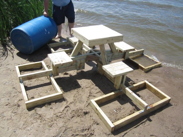 Floating Picnic Table (21 pics)