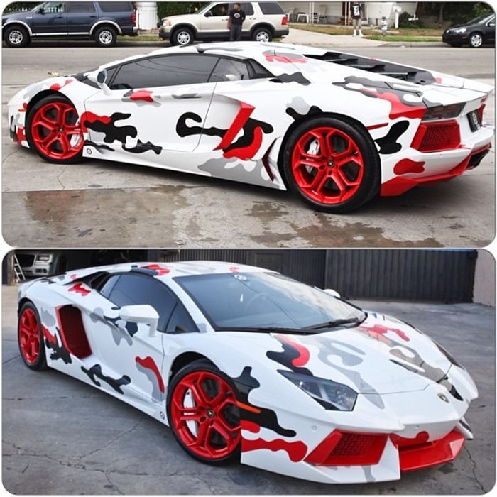 Chris Brown's Lamborghini Aventador (5 pics)