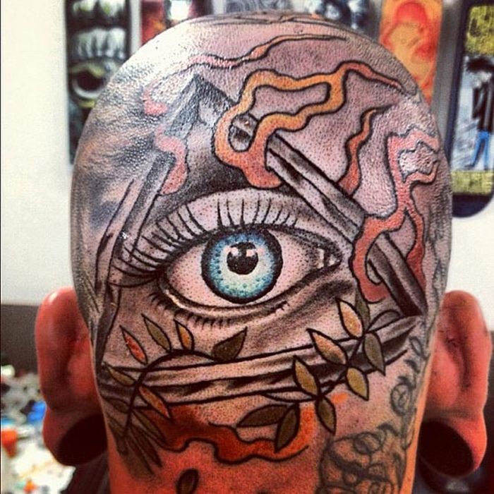 Head Tattoos (67 pics)