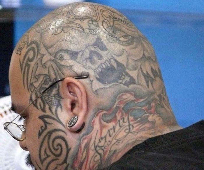Head Tattoos (67 pics)